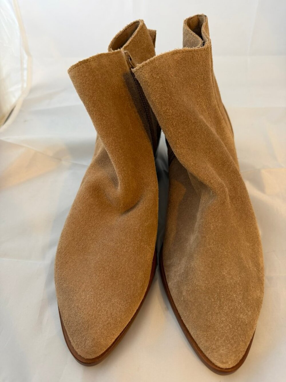 Cole Haan  Beige Suede Ankle Boot  Women Size 9   NEW Without Box